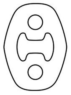 Кронштейн, система выпуска ОГ SIGAM 024018