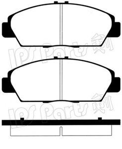 Комплект тормозных колодок, дисковый тормоз IPS Parts IBD-1441