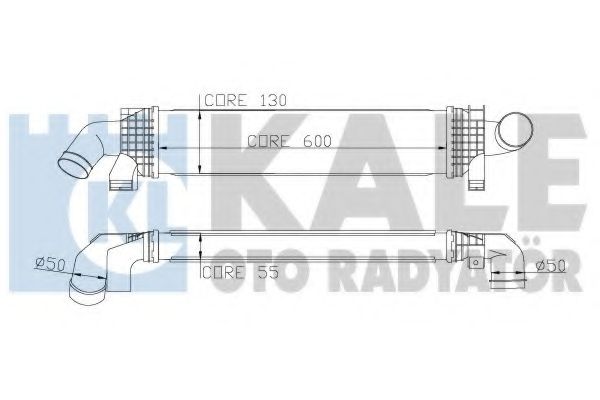 Интеркулер KALE OTO RADYATÖR 346900