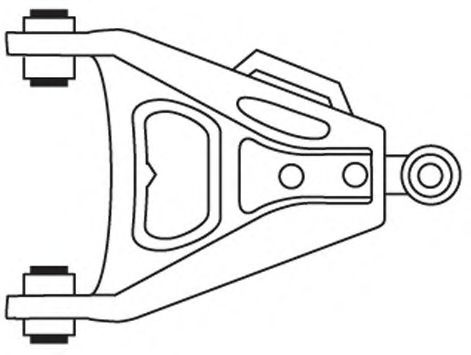 Рычаг независимой подвески колеса, подвеска колеса FRAP 1540