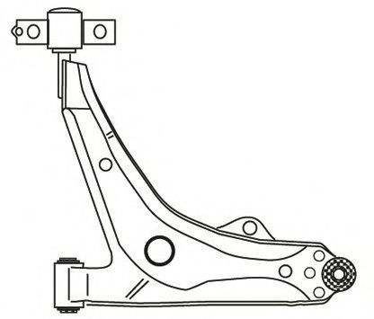 Рычаг независимой подвески колеса, подвеска колеса FRAP 2381