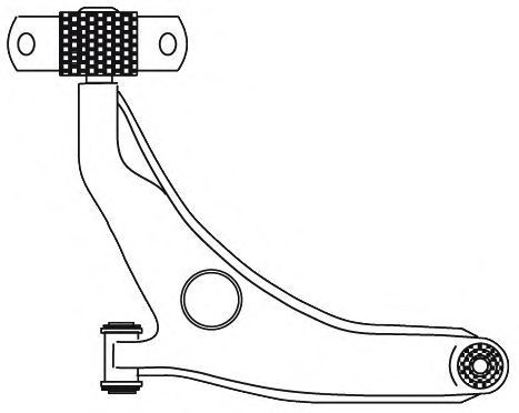 Рычаг независимой подвески колеса, подвеска колеса FRAP 2705