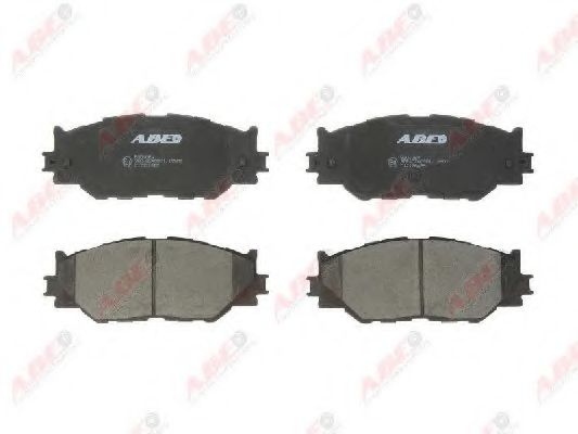 Комплект тормозных колодок, дисковый тормоз ABE C12126ABE