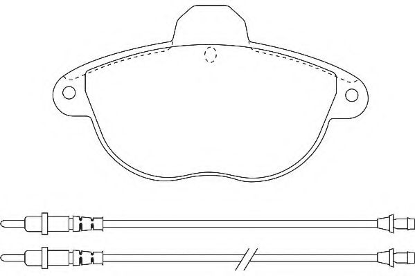 Комплект тормозных колодок, дисковый тормоз WAGNER WBP23146A