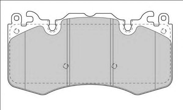 Комплект тормозных колодок, дисковый тормоз WAGNER 24659
