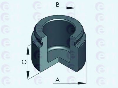 Поршень, корпус скобы тормоза ERT 151275-C