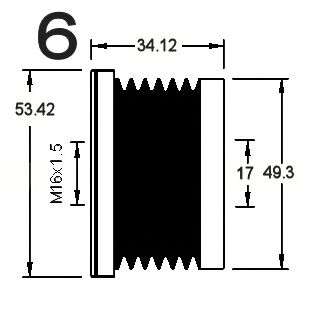 Механизм свободного хода генератора CEVAM 14140
