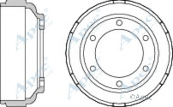 Тормозной барабан APEC braking DRM9920