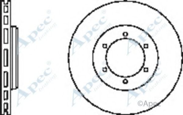 Тормозной диск APEC braking DSK2469