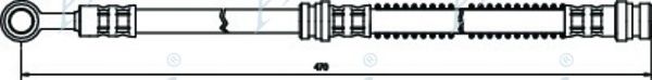 Тормозной шланг APEC braking HOS3123