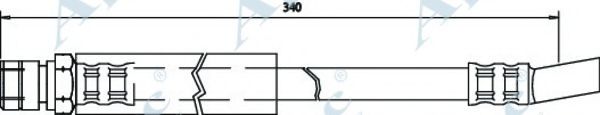 Тормозной шланг APEC braking HOS3455