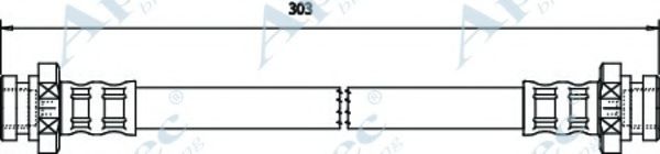 Тормозной шланг APEC braking HOS3474