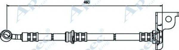 Тормозной шланг PAGID 70577