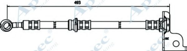 Тормозной шланг PAGID 70578
