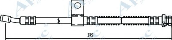 Тормозной шланг PAGID 70542