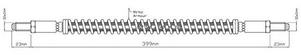 Тормозной шланг MOTAQUIP VBH280