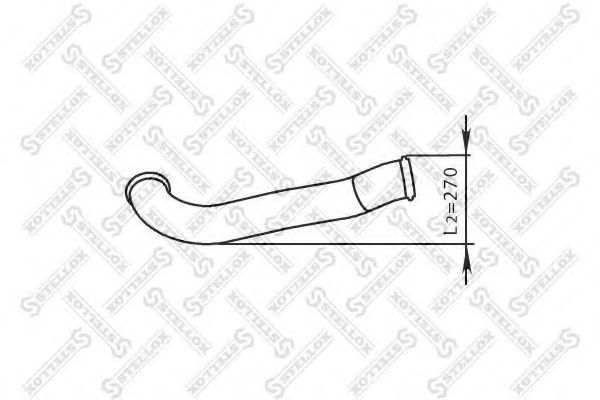 Труба выхлопного газа SAMPA 079194