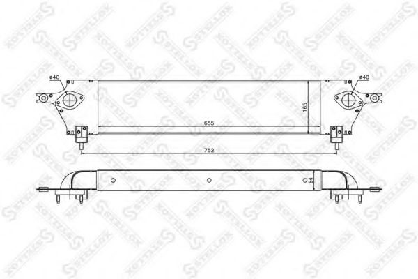 Интеркулер STELLOX 10-40177-SX