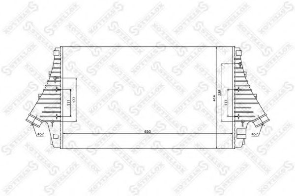 Интеркулер STELLOX 10-40197-SX