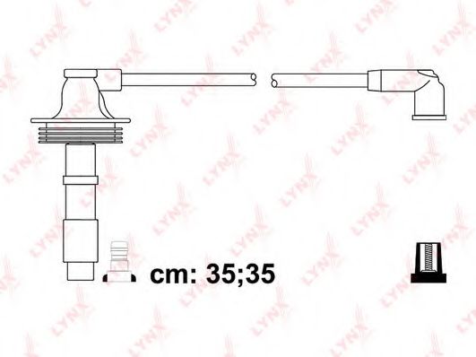 Комплект проводов зажигания LYNXauto SPC7819