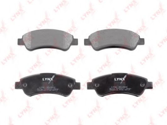 Комплект тормозных колодок, дисковый тормоз LYNXauto BD2830