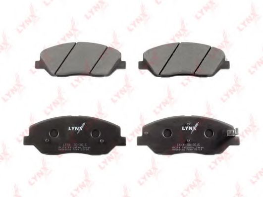 Комплект тормозных колодок, дисковый тормоз ALLIED NIPPON ADB31676