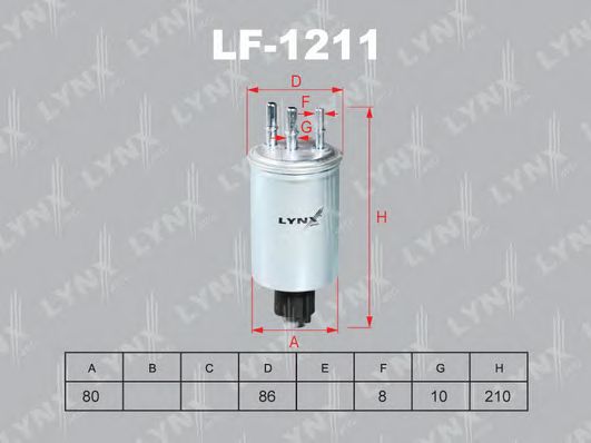 Топливный фильтр LYNXauto LF-1211