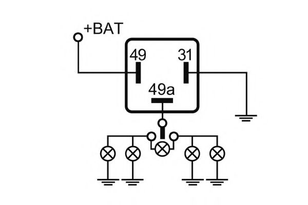 Прерыватель указателей поворота NAGARES 01086
