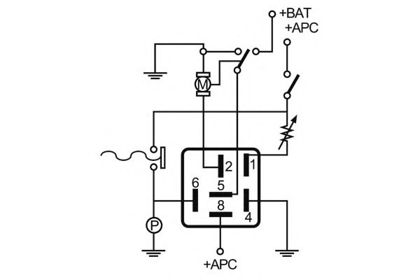 Реле, интервал включения стеклоочистителя NAGARES 03043