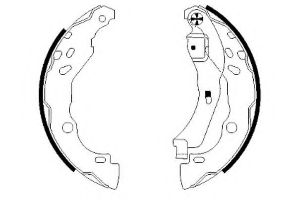 Комплект тормозных колодок HELLA PAGID 8DB 355 002-641