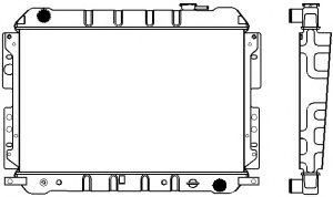 Радиатор, охлаждение двигателя SAKURA  Automotive 1301-0223