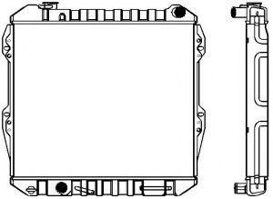 Радиатор, охлаждение двигателя SAKURA  Automotive 1461-0321