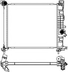 Радиатор, охлаждение двигателя SAKURA  Automotive 3351-8501
