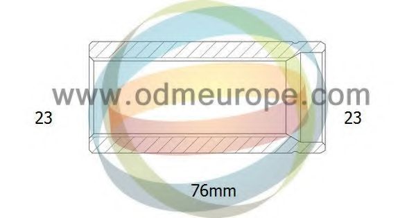 Полуосевой вал, дифференциал ODM-MULTIPARTS 16-290010