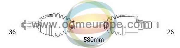 Приводной вал ODM-MULTIPARTS 18-011700