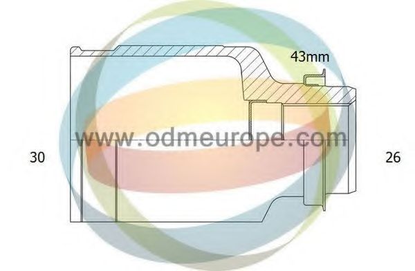 Шарнирный комплект, приводной вал ODM-MULTIPARTS 14-056450