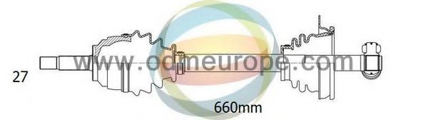 Приводной вал ODM-MULTIPARTS 18-291340