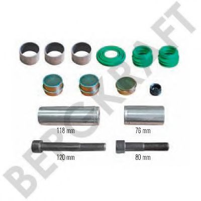 Ремкомплект, тормозной суппорт BERGKRAFT BK1620003AS