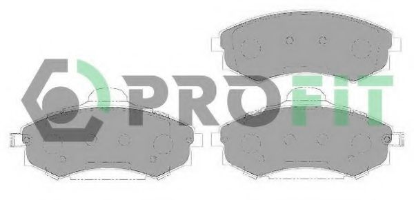 Комплект тормозных колодок, дисковый тормоз PROFIT 5000-1737