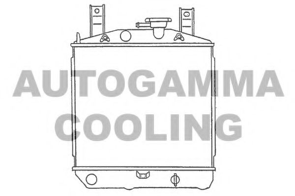 Радиатор, охлаждение двигателя AUTOGAMMA 100242