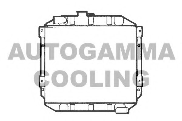 Радиатор, охлаждение двигателя AUTOGAMMA 100325