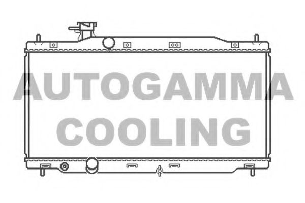 Радиатор, охлаждение двигателя AUTOGAMMA 105792