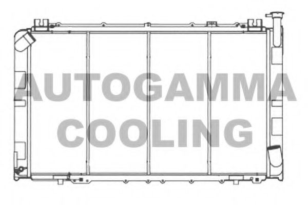 Радиатор, охлаждение двигателя AUTOGAMMA 105845