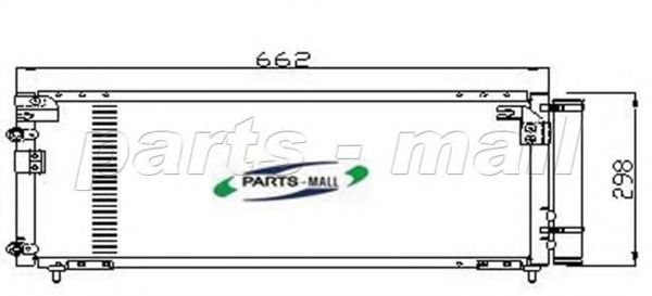 Конденсатор, кондиционер PARTS-MALL PXNCY-012