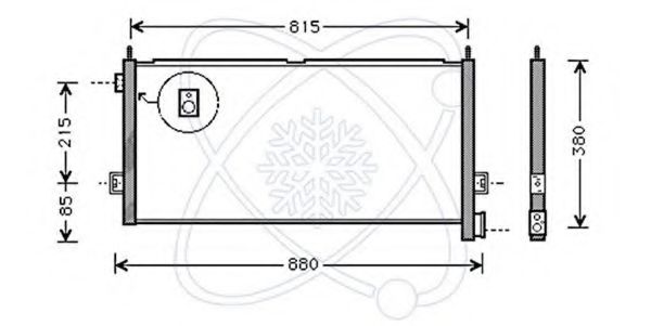 Конденсатор, кондиционер ELECTRO AUTO 30X0024