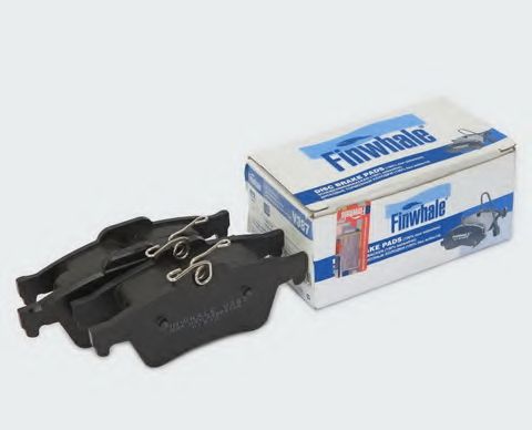 Комплект тормозных колодок, дисковый тормоз FINWHALE V387