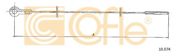 Тросик газа COFLE 10074