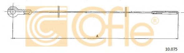 Тросик газа COFLE 10075