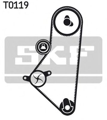 Водяной насос + комплект зубчатого ремня SKF VKMC 03202-1