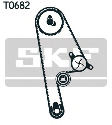 Комплект ремня ГРМ SKF VKMA 93006